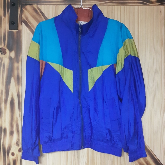 Clipper Bay Jackets & Blazers - Vintage Clipper Bay Colorblock Windbreaker Size Small